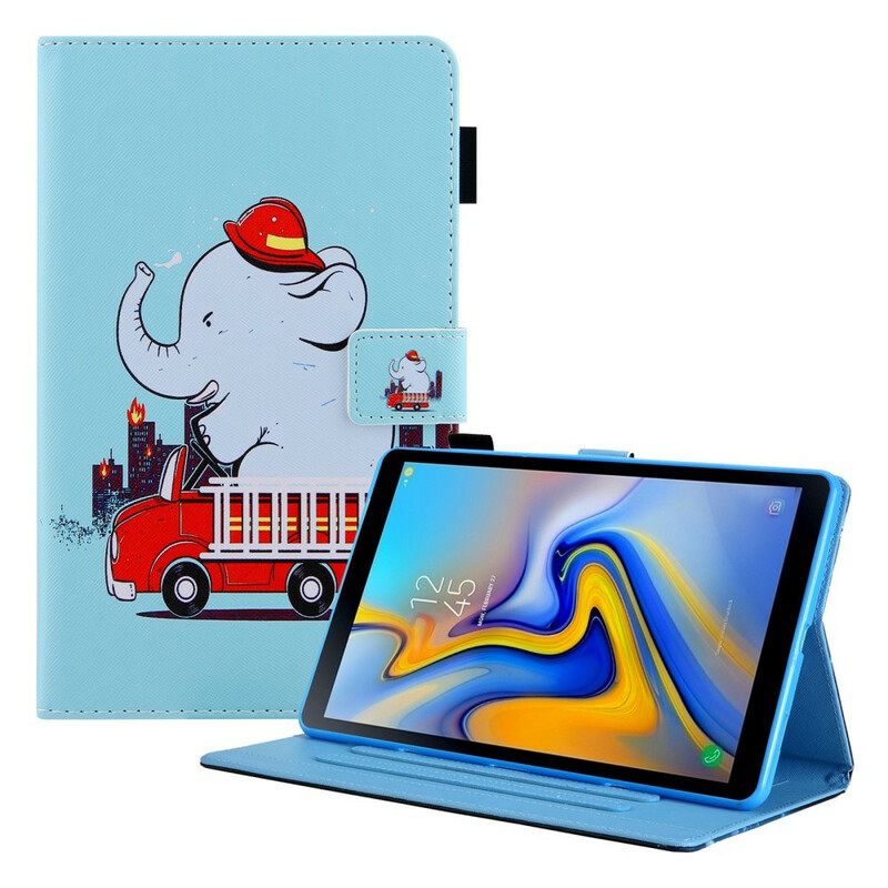 Kotelot Samsung Galaxy Tab A7 Lite Firefighter Elephant