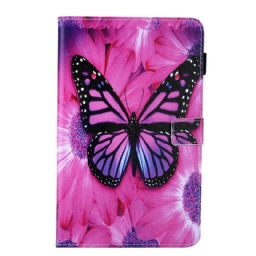 Kotelot Samsung Galaxy Tab A7 Lite Floral Butterfly