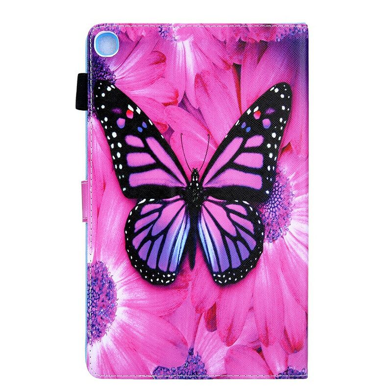 Kotelot Samsung Galaxy Tab A7 Lite Floral Butterfly