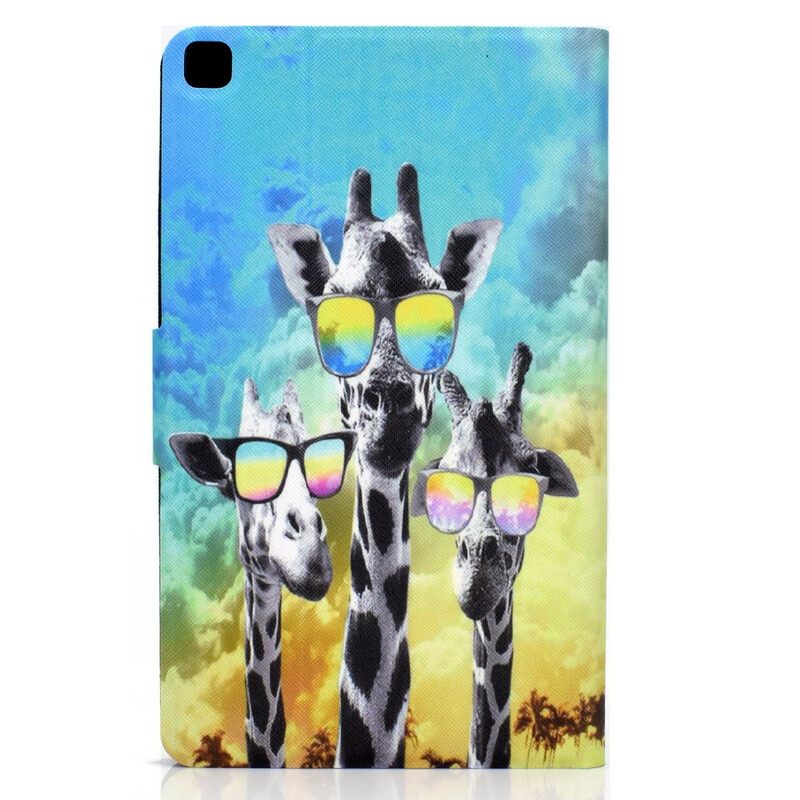 Kotelot Samsung Galaxy Tab A7 Lite Funky Giraffes