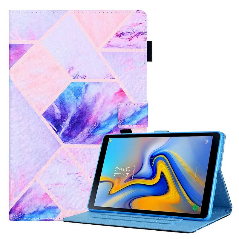 Kotelot Samsung Galaxy Tab A7 Lite Marble Geometry Design