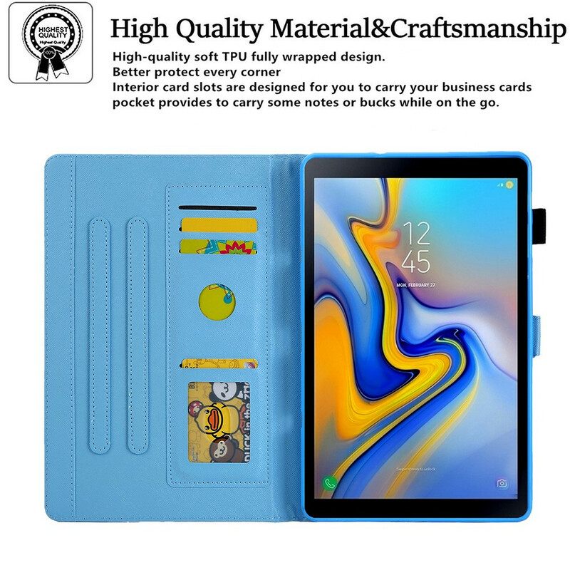 Kotelot Samsung Galaxy Tab A7 Lite Marble Geometry Design