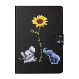 Kotelot Samsung Galaxy Tab A7 Lite Sunflower Elephants