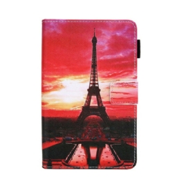 Kotelot Samsung Galaxy Tab A7 Lite Sunset Eiffel Tower