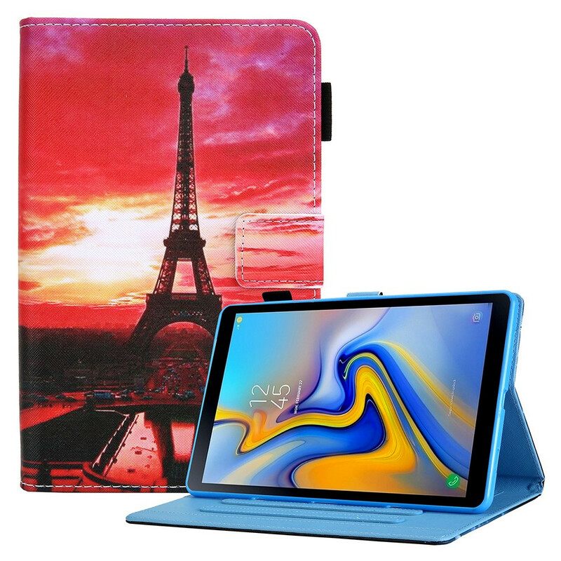 Kotelot Samsung Galaxy Tab A7 Lite Sunset Eiffel Tower