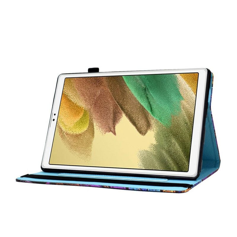 Nahkakuori Samsung Galaxy Tab A7 Lite Butterflies Muunnelmia