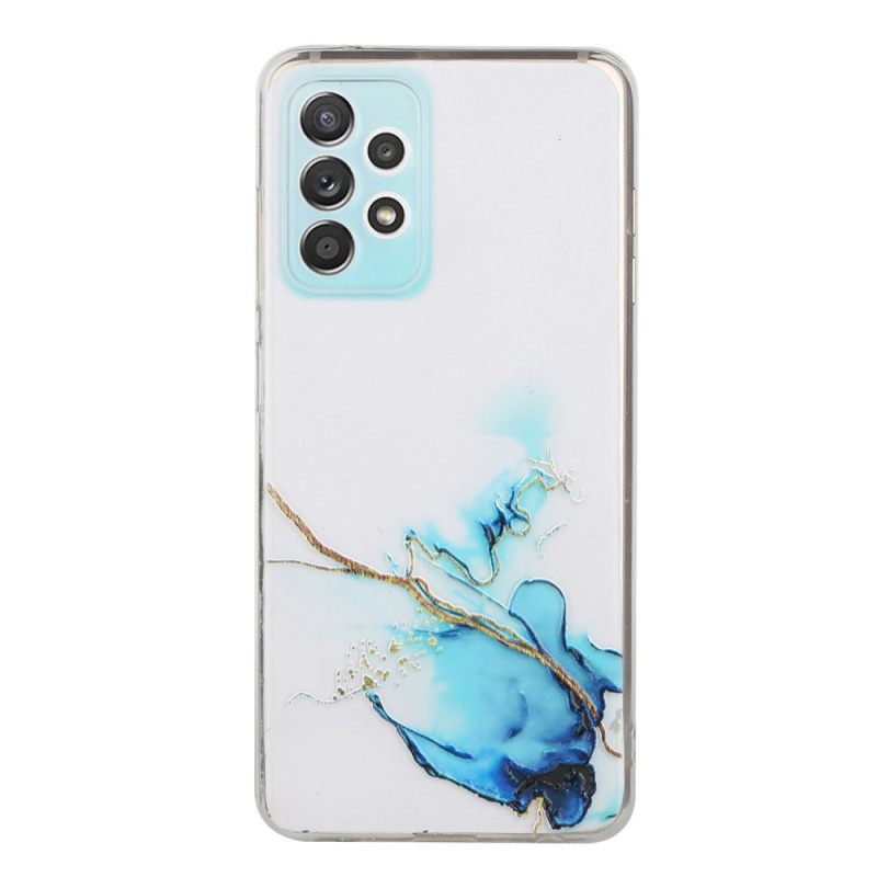 Case Samsung Galaxy A53 5G Silicone Marble Effect