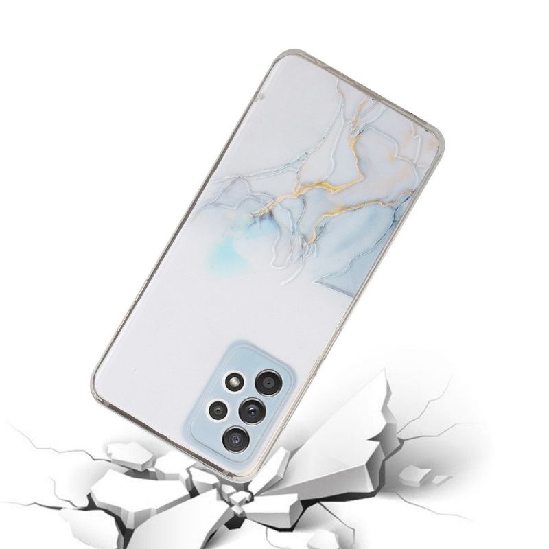 Case Samsung Galaxy A53 5G Silicone Marble Effect