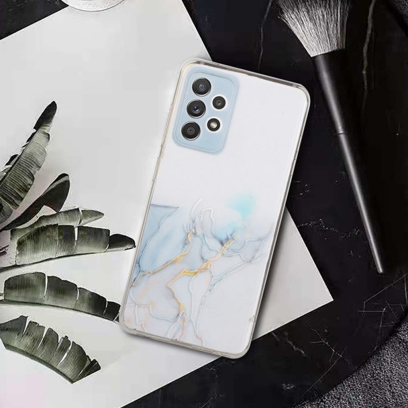 Case Samsung Galaxy A53 5G Silicone Marble Effect