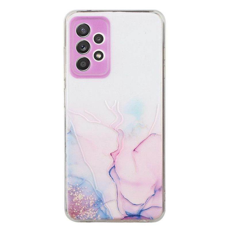 Case Samsung Galaxy A53 5G Silicone Marble Effect