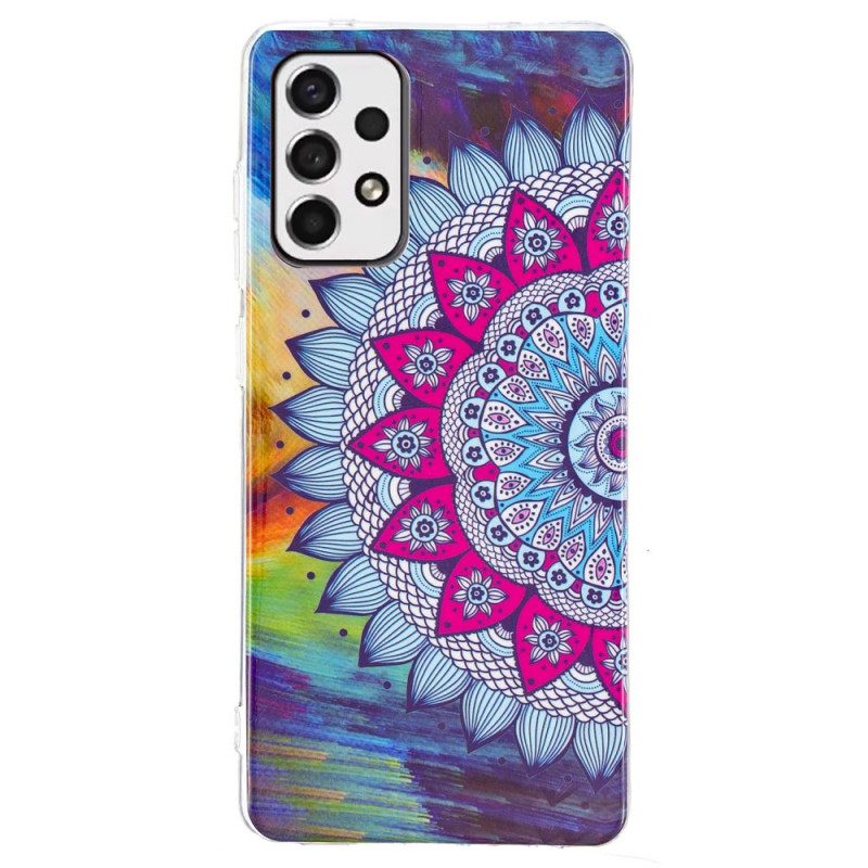 Case Samsung Galaxy A53 5G Värikäs Fluoresoiva Mandala