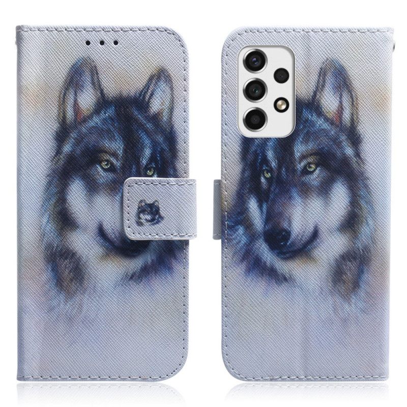 Flip Case Samsung Galaxy A53 5G Canine Look