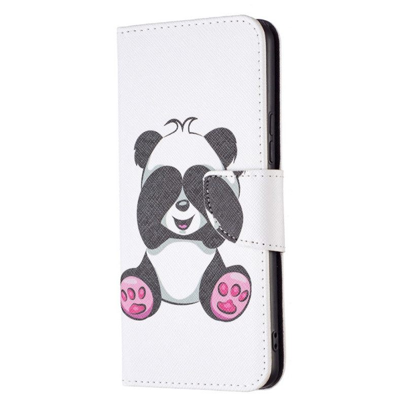 Flip Case Samsung Galaxy A53 5G Panda Hauskaa