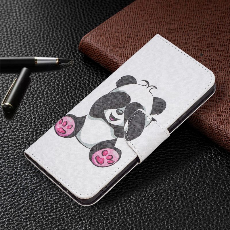 Flip Case Samsung Galaxy A53 5G Panda Hauskaa