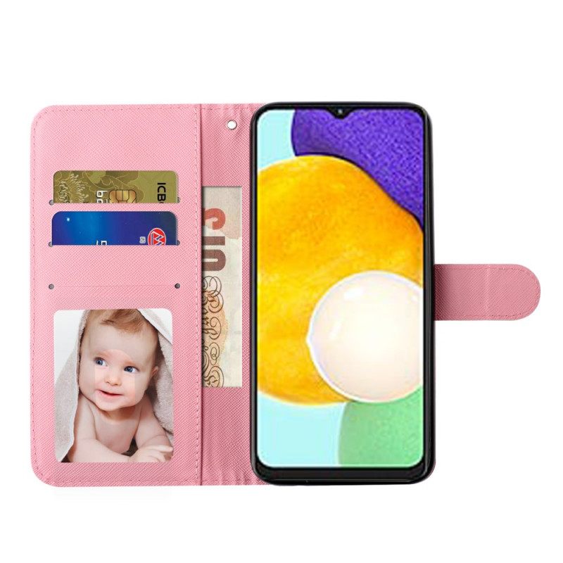 Flip Case Samsung Galaxy A53 5G Suojaketju Kuori Nallekarhut