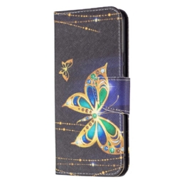 Kotelot Samsung Galaxy A53 5G Golden Butterflies