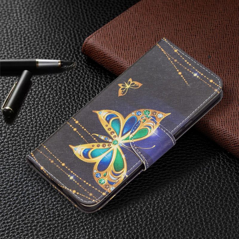 Kotelot Samsung Galaxy A53 5G Golden Butterflies