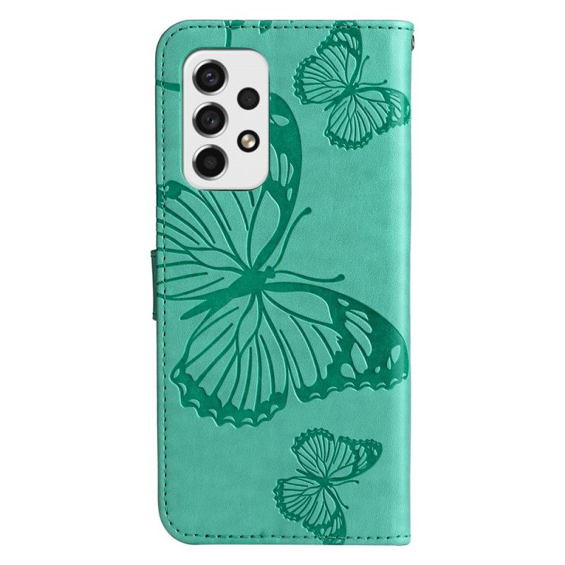 Kotelot Samsung Galaxy A53 5G Suojaketju Kuori Giant Thong Butterflies