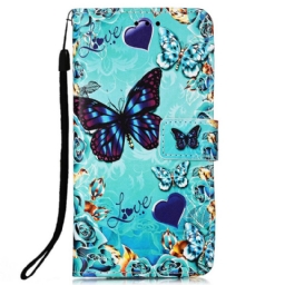 Kotelot Samsung Galaxy A53 5G Suojaketju Kuori Thong Butterflies