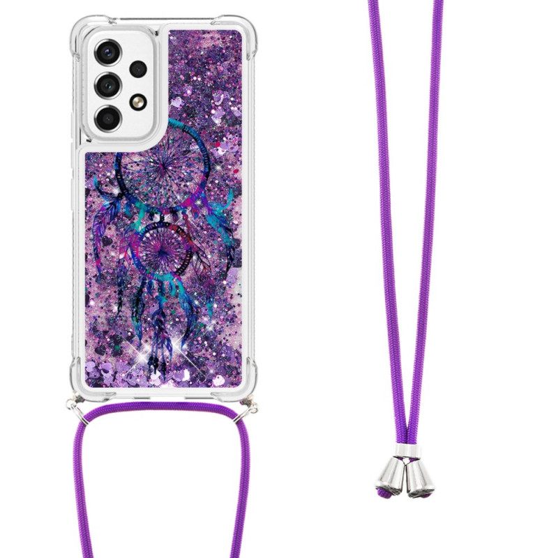 Kuori Samsung Galaxy A53 5G Kiristysnyörillä Dreamcatcher Glitter Kiristysnauha