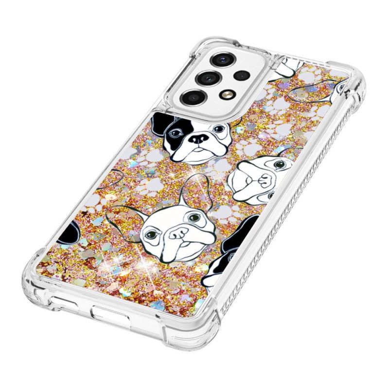 Kuori Samsung Galaxy A53 5G Mr Dog Glitter