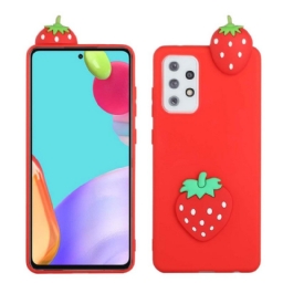 Kuori Samsung Galaxy A53 5G Strawberry 3d