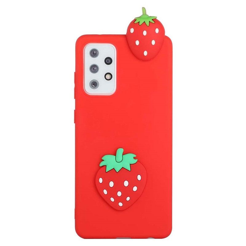 Kuori Samsung Galaxy A53 5G Strawberry 3d