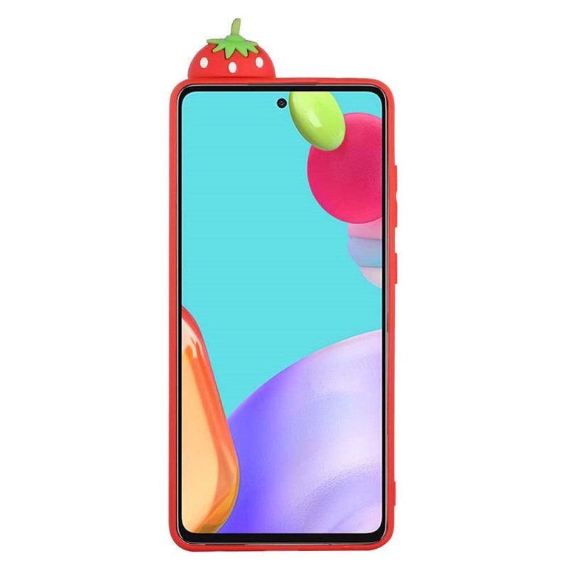 Kuori Samsung Galaxy A53 5G Strawberry 3d