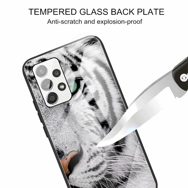 Kuori Samsung Galaxy A53 5G Tiger Tempered Glass