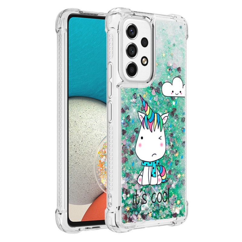 Kuori Samsung Galaxy A53 5G Unicorn Glitter