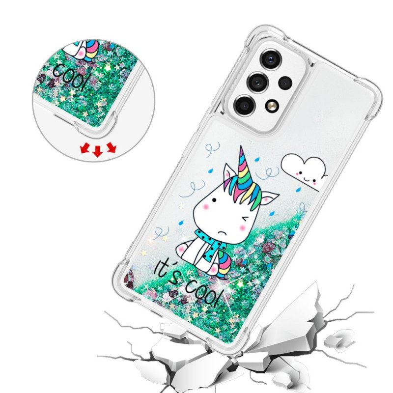 Kuori Samsung Galaxy A53 5G Unicorn Glitter