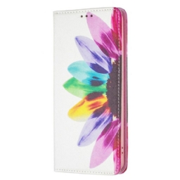 Puhelinkuoret Samsung Galaxy A53 5G Kotelot Flip Flower Watercolour