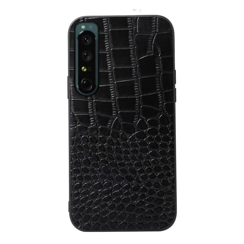 Case Sony Xperia 1 IV Aito Crocodile Texture Nahka