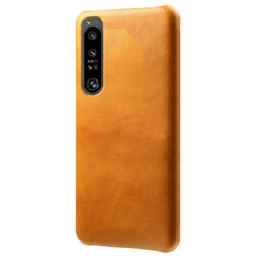 Case Sony Xperia 1 IV Nahkaefekti