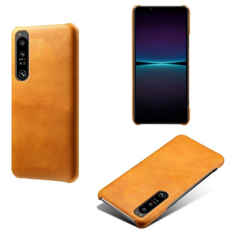 Case Sony Xperia 1 IV Nahkaefekti