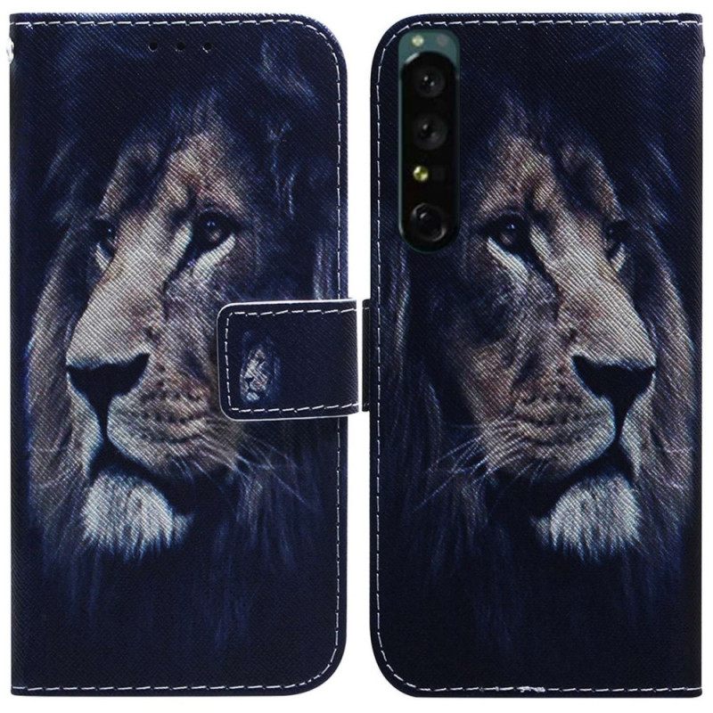 Kotelot Sony Xperia 1 IV Dreaming Lion