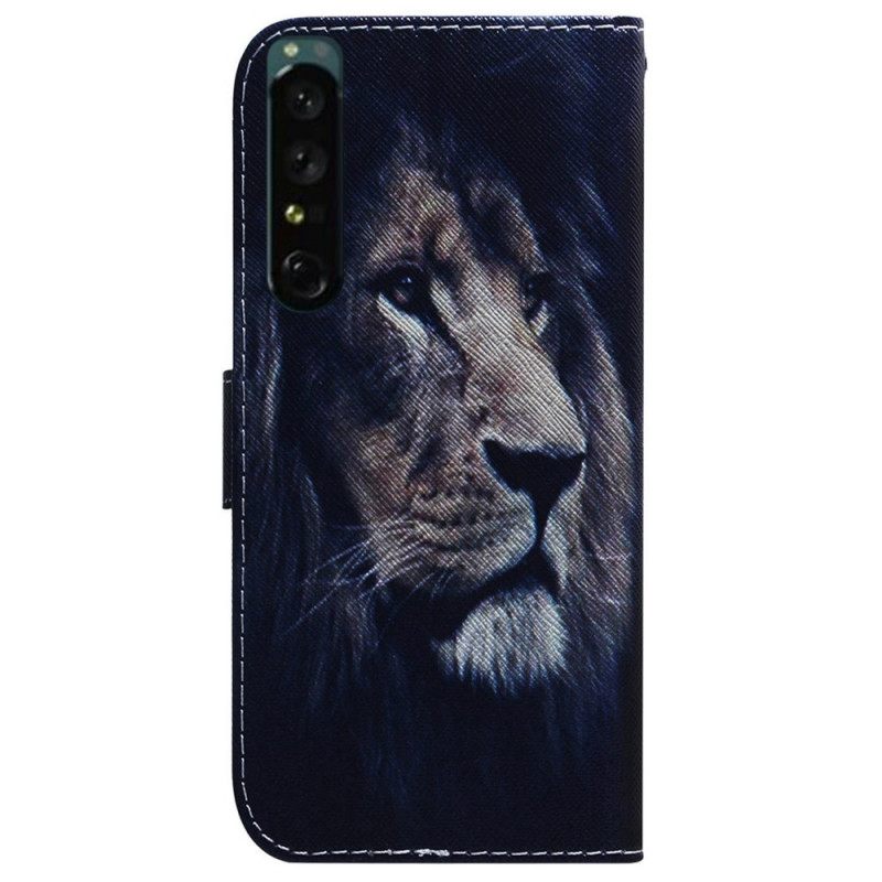 Kotelot Sony Xperia 1 IV Dreaming Lion