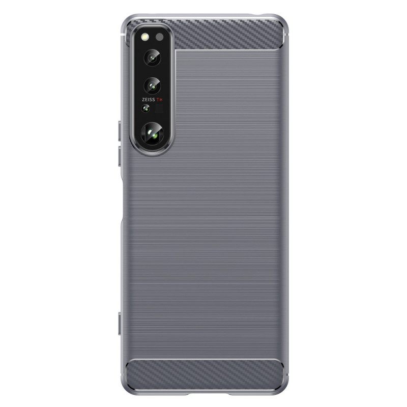 Kuori Sony Xperia 1 IV Harjattu Hiilikuitu