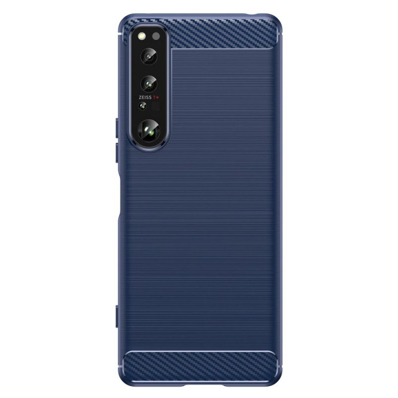 Kuori Sony Xperia 1 IV Harjattu Hiilikuitu