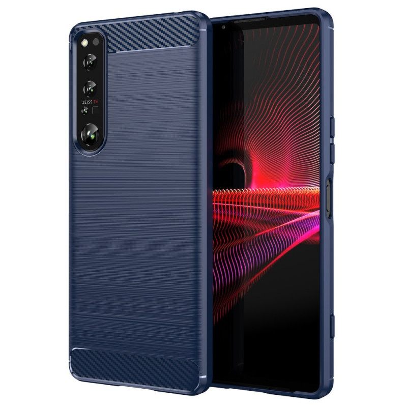 Kuori Sony Xperia 1 IV Harjattu Hiilikuitu