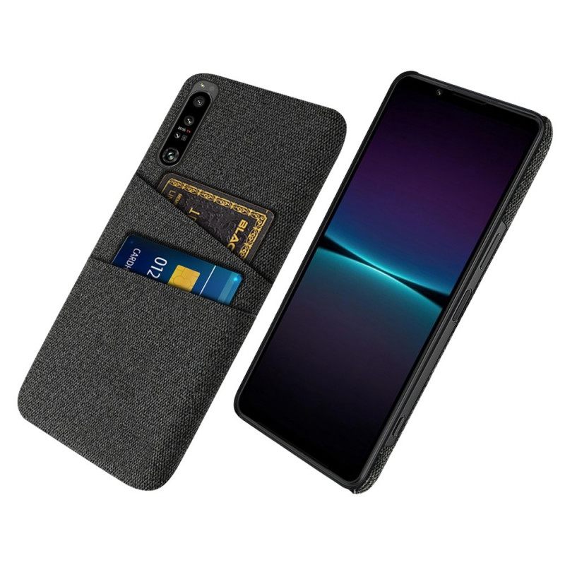 Kuori Sony Xperia 1 IV Kangaskorttikotelo