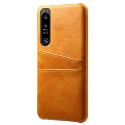 Kuori Sony Xperia 1 IV Leather Effect Korttikotelo