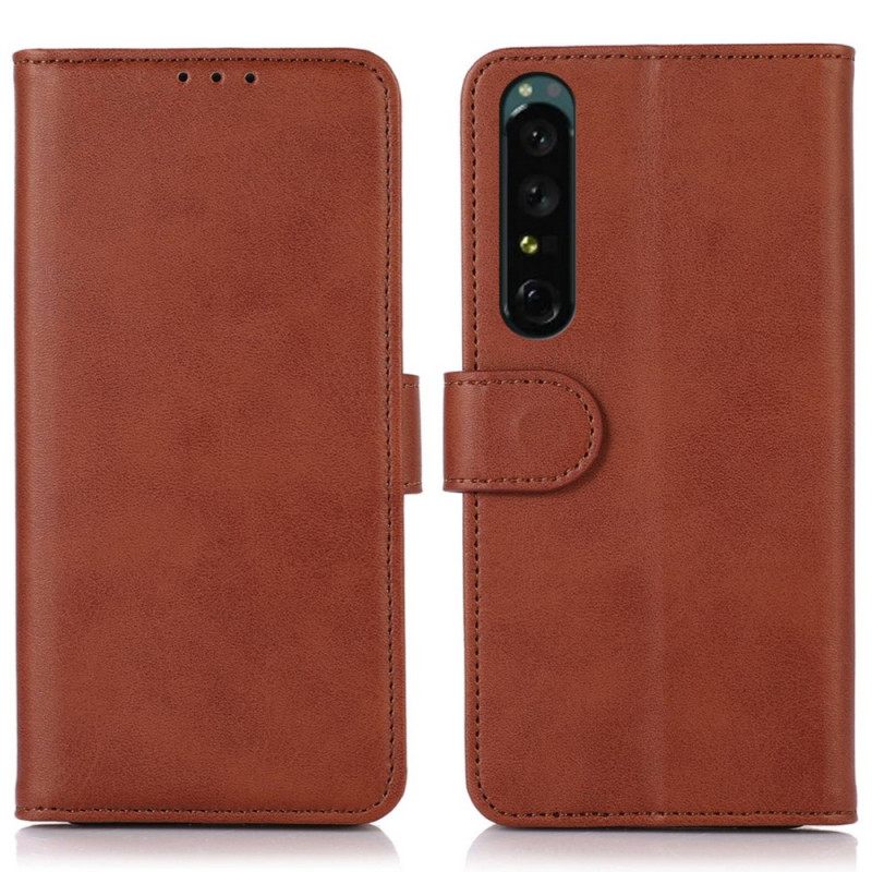 Nahkakotelo Sony Xperia 1 IV Style Leather