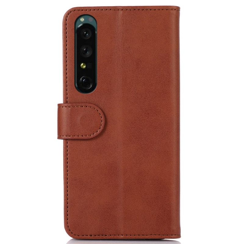 Nahkakotelo Sony Xperia 1 IV Style Leather