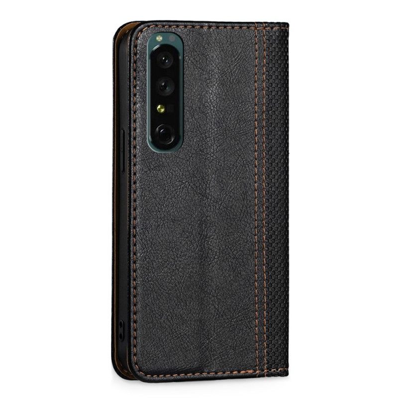 Puhelinkuoret Sony Xperia 1 IV Kotelot Flip Faux Leather Vintage