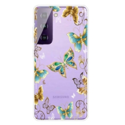 Case Samsung Galaxy S21 FE Butterflies Design