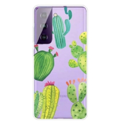 Case Samsung Galaxy S21 FE Cacti Watercolour