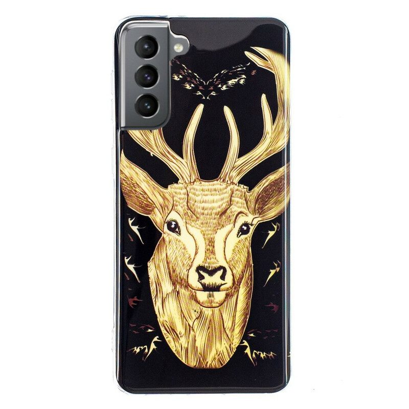 Case Samsung Galaxy S21 FE Fluorescent Majestic Stag