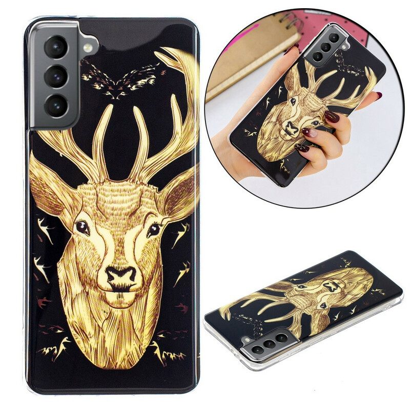 Case Samsung Galaxy S21 FE Fluorescent Majestic Stag