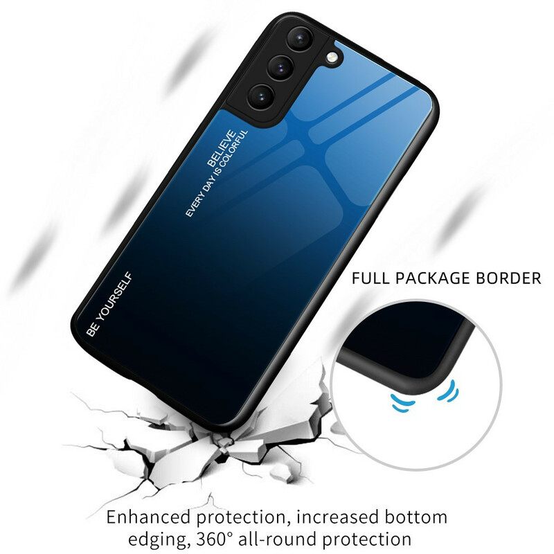 Case Samsung Galaxy S21 FE Tempered Glass Ole Oma Itsesi